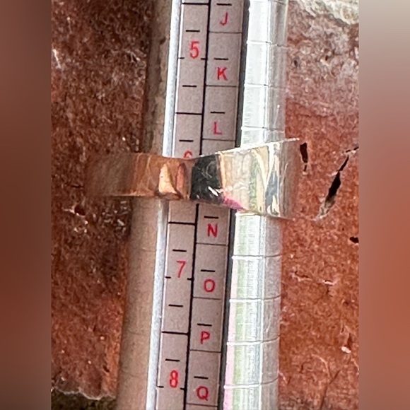 RING JAY KING DTR Sterling Turquoise, Raw Amethyst Handmade Southwestern 5493 - Picture 7 of 10